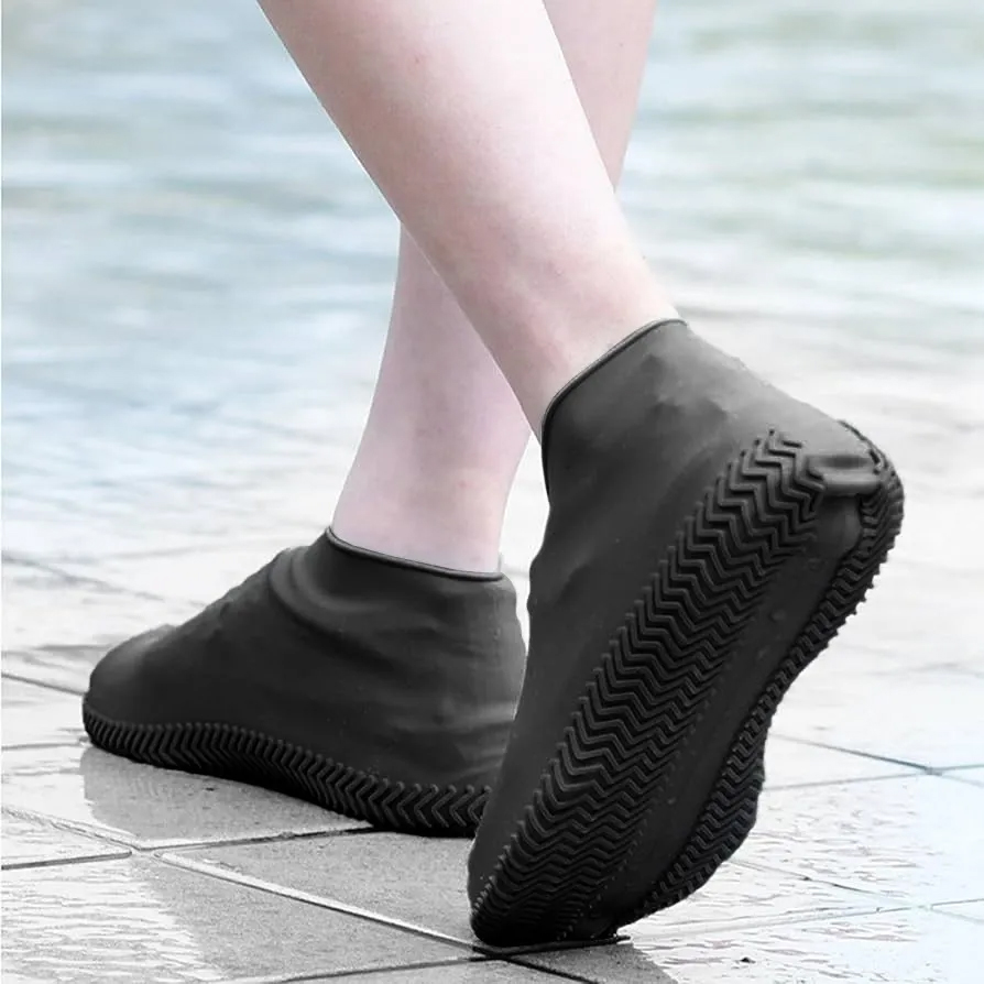 Vista 3 de Zapato En Silicona Para Lluvia - Color: Negro